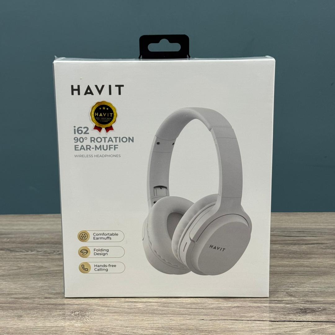 CASQUE GAMING HAVIT I62 ROTATION EAR-MUFF WHITE WIRELESS